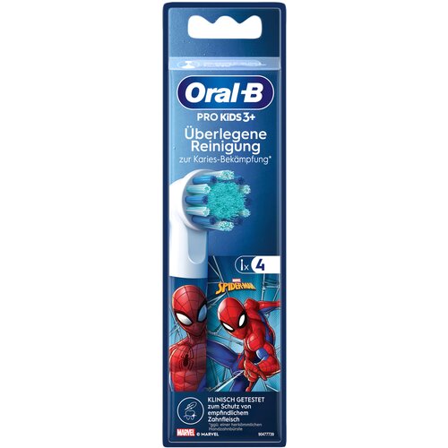 Oral-b Aufsteckbürsten Spiderman 4er Cene