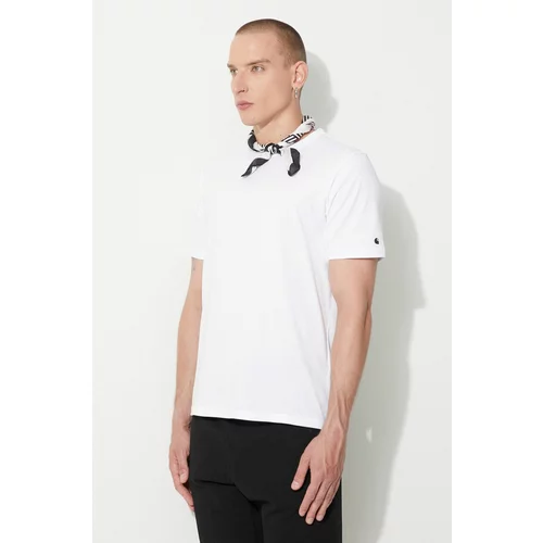 Carhartt WIP Pamučna majica boja: bijela, glatki model, I026264-GREYHEATHE