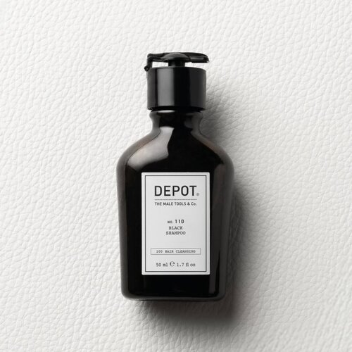 Depot No. 110 Black Shampoo &amp;scaron;ampon za nevtralizacijo medeninastih podtonov 50 ml Slike
