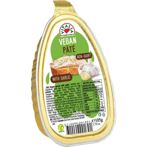 Vitalia veganska pa&amp;scaron;teta beli luk 105g Slike