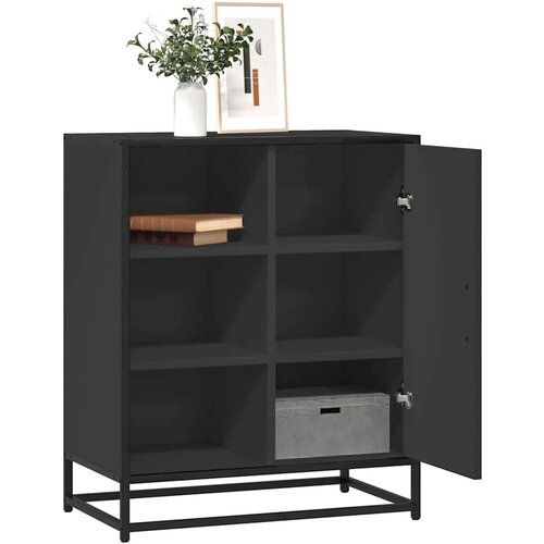 vidaXL Komoda crna 62x35x76 cm od konstruiranog drva Cene