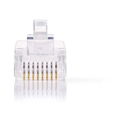 RJ45 mrezni konektori muski prozirni 10kom NEDIS Cijene