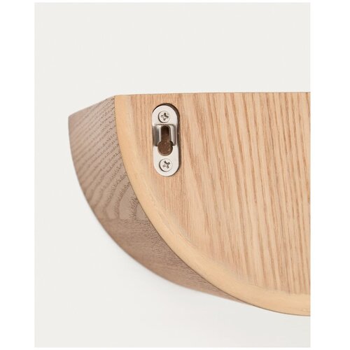 Kave Home Polica u dekoru jasena u prirodnoj boji 60 cm Salaya &amp;ndash; Slike