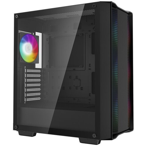 DeepCool CC560 argb V2 kuciste e-atx, 4xARGB-120mm, kaljena staklena strana,USB-3.0 Slike
