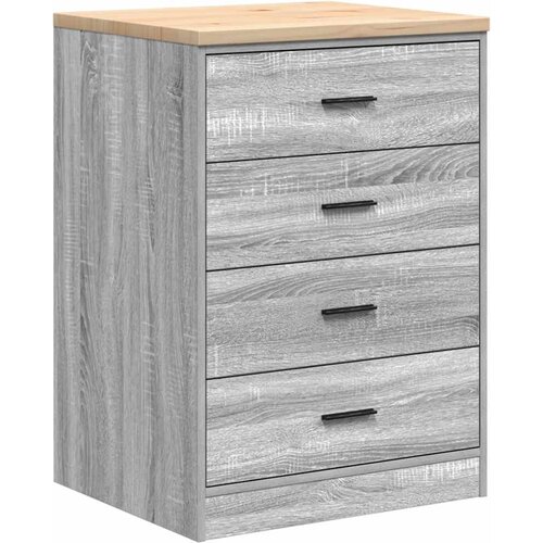 VidaXL Garažna omara za shranjevanje 60x51x85 cm trdna borovina, (22047715) Slike