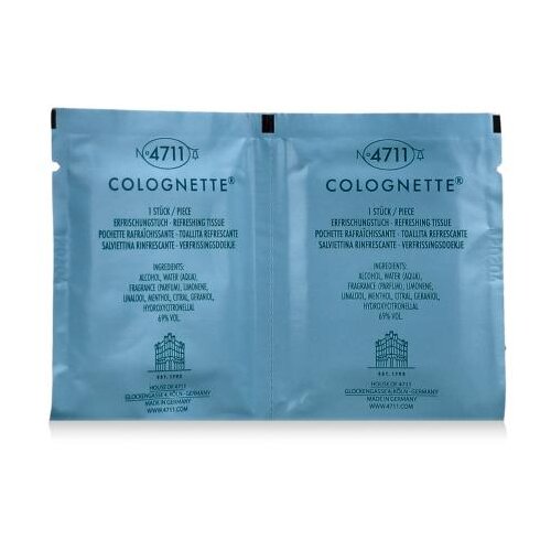 4711 Colognette Refreshing Lemon Tissues čistilni robčki 20 kos Slike