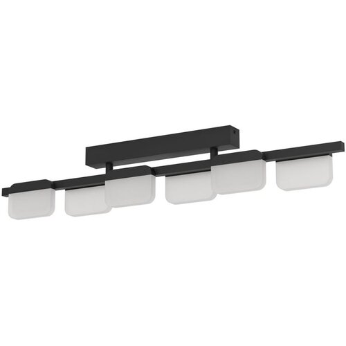 Eglo LED plafonjera ERVIDEL 27 W 93 cm crna 6 svetala 3000K 98875 Cene