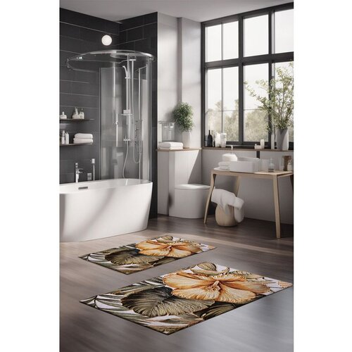  CT-5375 multicolor bathmat set (2 pieces) Cene