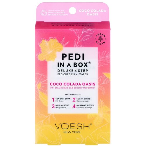 Voesh Pedi In A Box Coco Colada pedikir u 4 koraka (35g, 20g, 20g, 15.5g) Cene