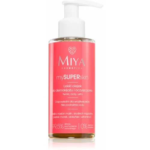MIYA Cosmetics mySUPERskin olje za odstranjevanje ličil 140 ml
