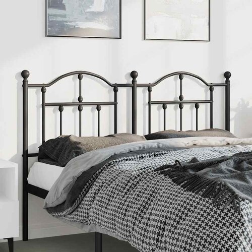  Metalno zamjensko uzglavlje crno 150 cm Cene