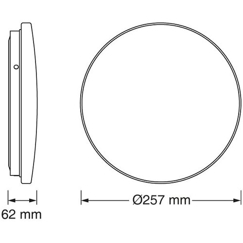 Osram LED plafonjera sa senzorom 12W 4000K IP20 Slike