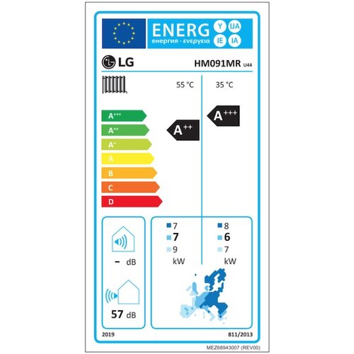LG Therma V Monoblok S HM093MR.U44 3 fazna- 9 kW toplotna črpalka zrak/voda (2023/24) - Slike