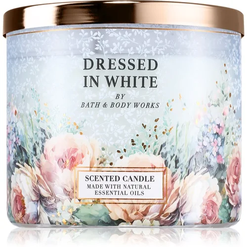 Bath & Body Works Dressed in White mirisna svijeća 411 g