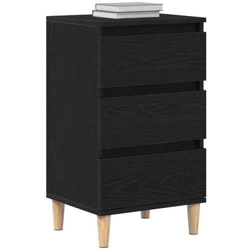  Noćni ormar Crni hrast 40 x 35 x 70 cm Konstruirano drvo Slike