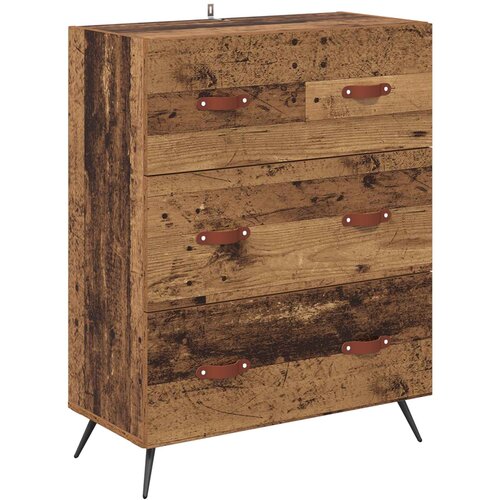  Highboard Staro drvo 69,5 x 34 x 180 cm Konstruirano drvo Slike