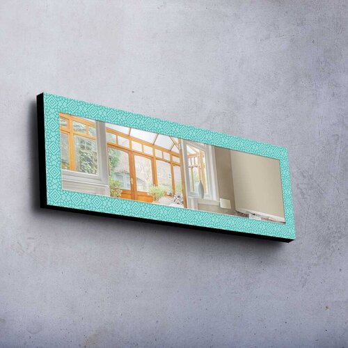 Wallity dekorativno ogledalo 40120MA-034, 40x120 cm, tirkizno Cene