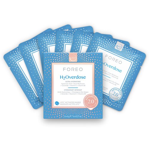 Foreo UFO™ H2Overdose vlažilna maska za obraz 6 kos Cene