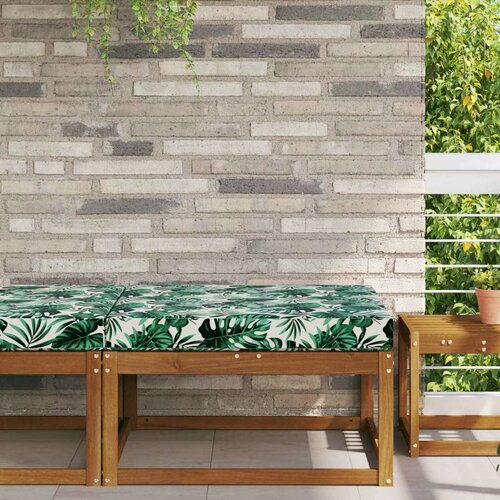  Zunanja blazina za kavč Vzorec lista 80 x 80 x 8 cm Poliester, (5000202513) Cene