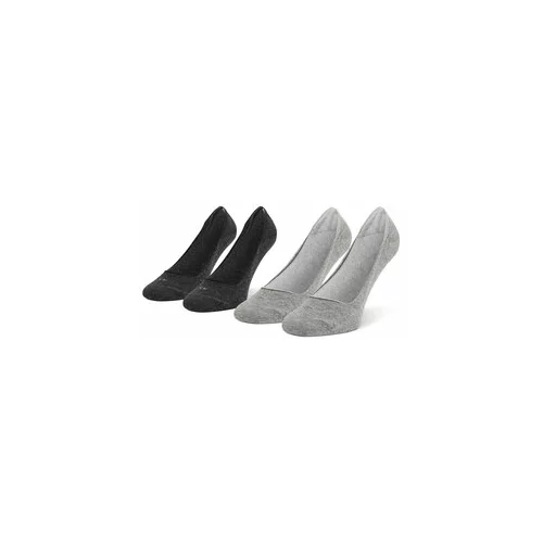 Calvin Klein Set 2 parov ženskih stopalk 701218767 Siva