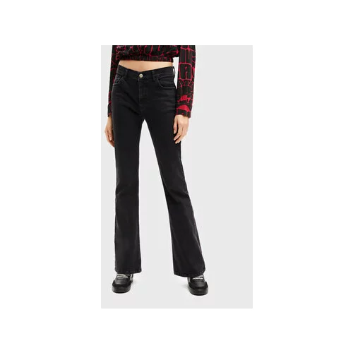 Desigual Jeans hlače Mia 22WWDD53 Črna Flare Fit