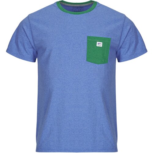 Patagonia SHOP STICKER POCKET RESPONSIBILI-TEE Plava Cijene