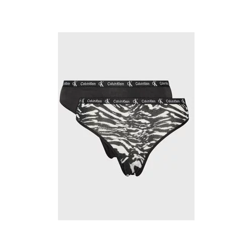 Calvin Klein Underwear Set 2 parov klasičnih spodnjih hlačk 000QD3991E Črna