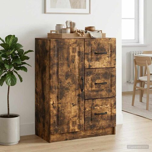  Kreveta Dimljeni hrast 66 x 34,5 x 87 cm Konstruirano drvo Cijene