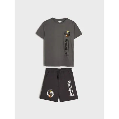 Sinsay - Komplet majice kratkih rukava i kratkih hlača Naruto