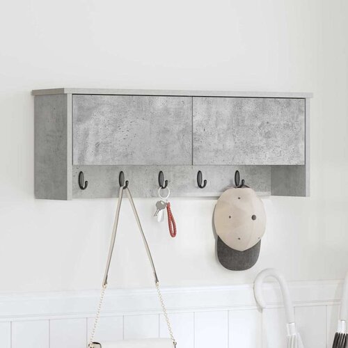  Vje&amp;scaron;alica za kapute na zidu Zidne Betonski sivi 80 x 20 x 30 cm Slike