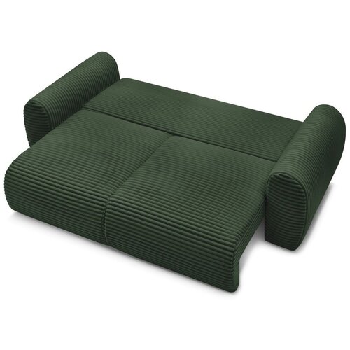 Bobochic Paris Tamno zelena sklopiva sofa od samta 257 cm Lucien &amp;ndash; Slike