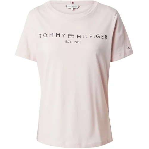 Tommy Hilfiger Majica noćno plava / rosé / svijetlo crvena / bijela
