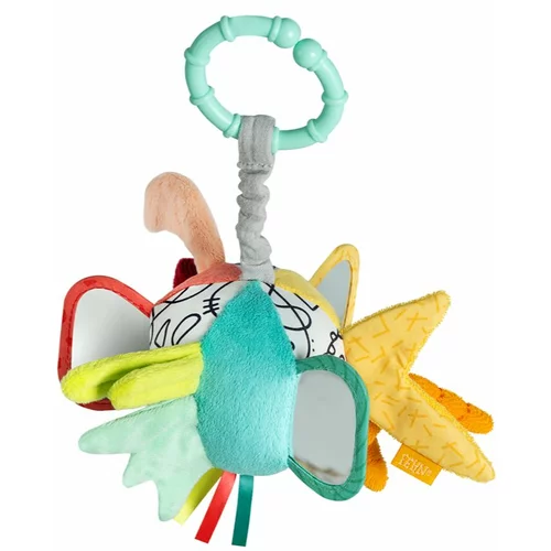 BABY FEHN DoBabyDoo Grasping Ball viseća igračka kontrastnih boja sa zrcalom 3 m+ 1 kom