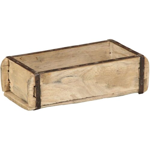  Pladnjevi 4 kom 30x15x9 cm Masivno drvo od recikliranog materijala Slike