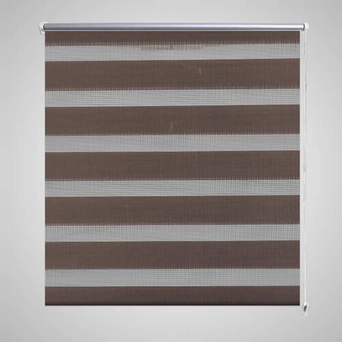 vidaXL Rolo smeđe zavjese sa zebrastim linijama 60 x 120 cm Cijene