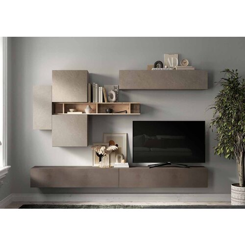 LC Mobili Elegantna TV komoda glina/bronca/hrast INFINITY 2.0 900044 Slike