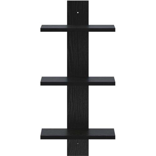  Zidna polica Crni hrast 30 x 13.5 x 64.5 cm Prerađeno drvo Slike