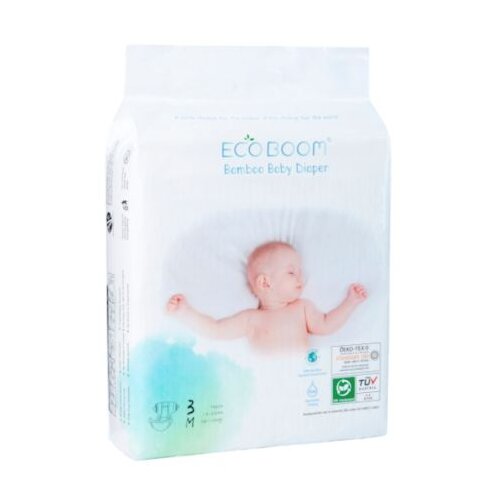 Eco boom jednokratne pelene za bebe/veličina M (3) (od 6-10kg) 74kom Slike