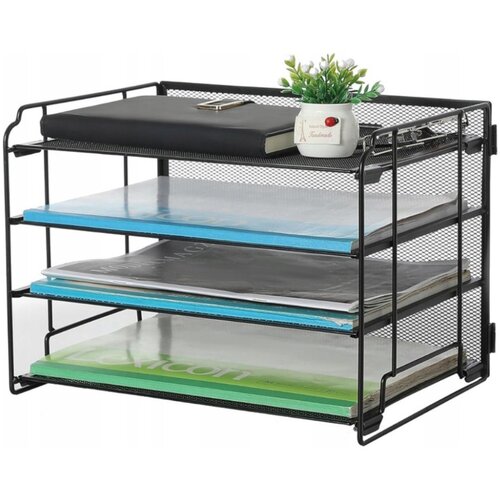  Predalnik levia 4-delni kovinski črn kovinski organizator 615011 LEVIA Cene