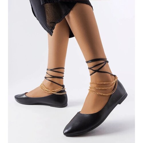 D/CEO Black ballerinas Chuwi Cene
