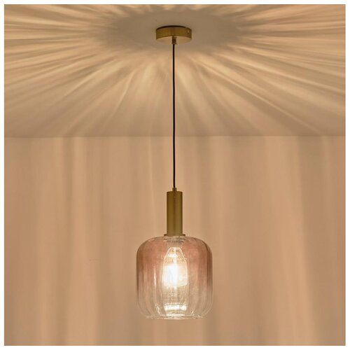  Luster na sajli TOPAZ 1xE27/15W/230V, crvena/zadimljena, prečnik 20 cm Cene