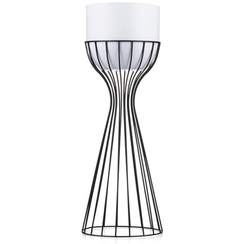  saksija LOFT 56x20 cm crna/bela Slike