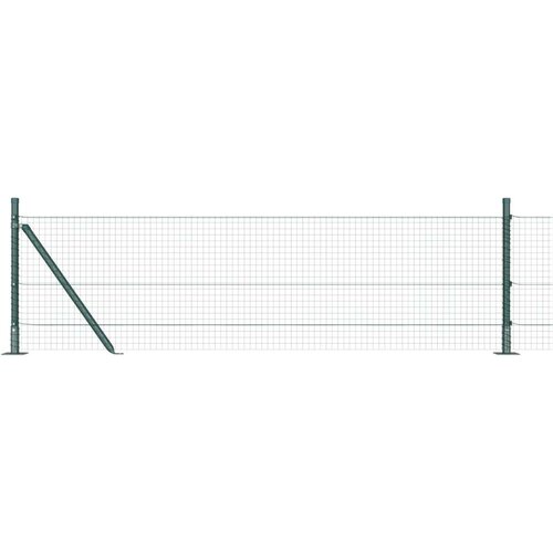 vidaXL varjena žična ograja s 13 zarezami Zelena 0.6x50 m Jeklo Cene