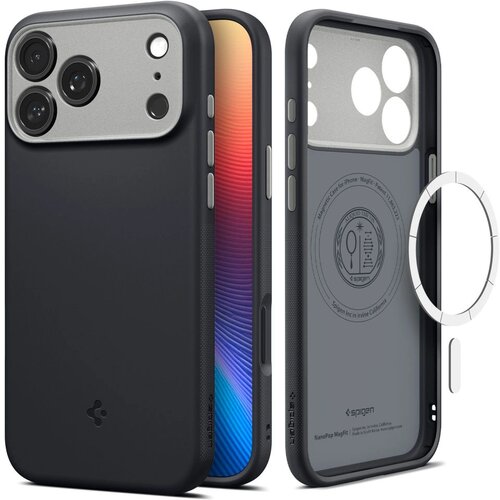 Spigen OVITEK NANO POP ZA IPHONE 17 PRO, ZA&amp;Scaron;ČITA ZA TELEFON MAGSAFE, KOMPAKTNI, (5000336790) Slike