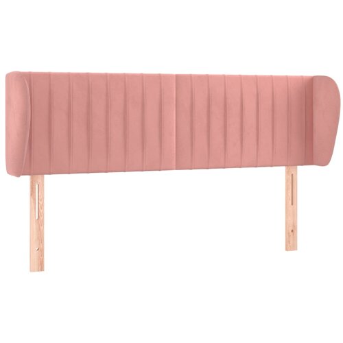 Maison Chic posteljno vzglavje - vzglavna omarica - nočna omarica z u&scaron;esi roza 147x23x78/88 cm žamet, (21712121) Cene