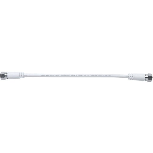 AXING SAT priključni kabel \, [1x F-vtikač - 1x F-vtikač]\, 0\,50 m\, 85 dB\, bela, (20431577) Cene
