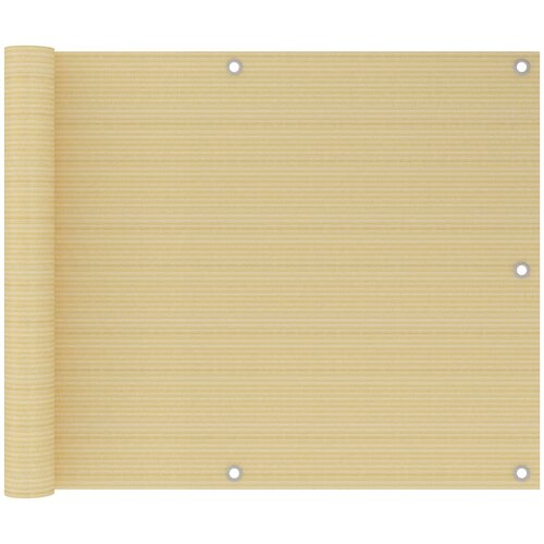 vidaXL balkonski zastor bež 75 x 600 cm HDPE Cene