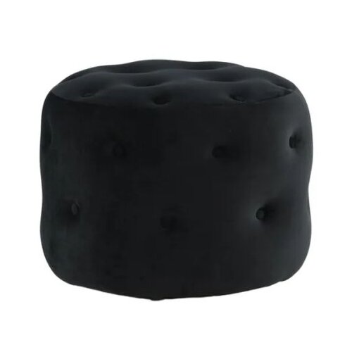Venture Home puf Benjamin ⌀55 cm, crna Slike