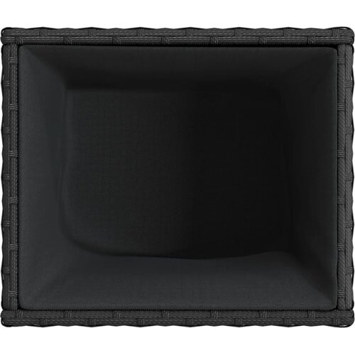  Vrtna sadilica crna 36 x 30 x 32 cm od poliratana Slike