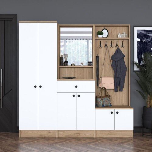 Woody Fashion Komplet predsoblje, Orah Cene